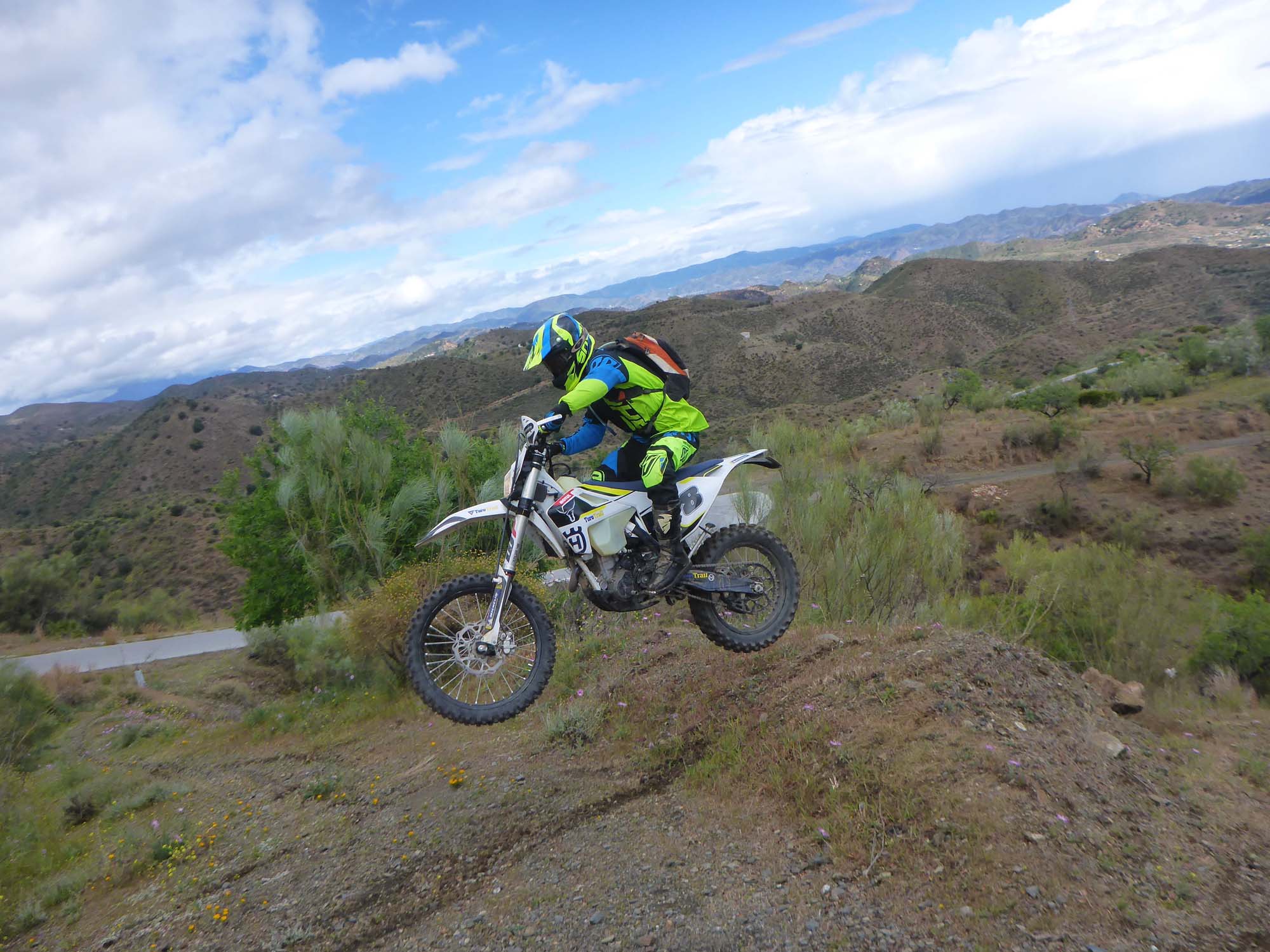 off-road motorcycle tours in Spain. Dirt Bike Holidays in Malaga